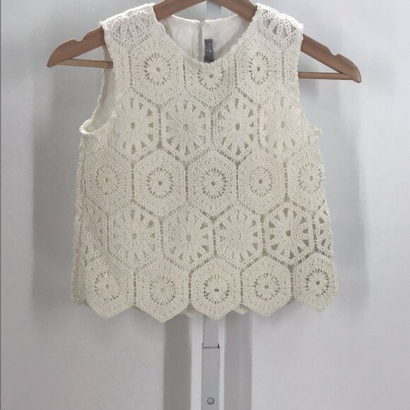 Il Gufo Tops - IL GUFO, Sleeveless Top For Girls, Color: White, Size: 8A